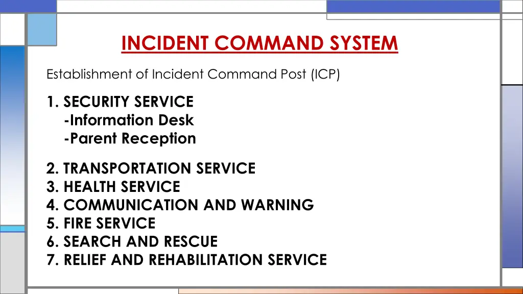 incident command system