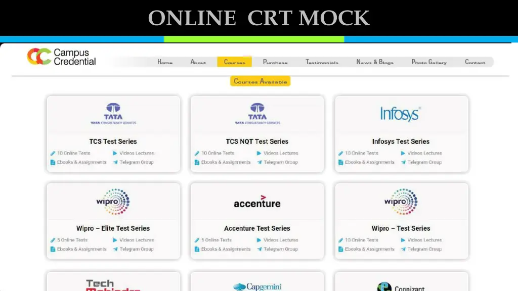 online crt mock