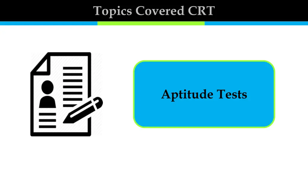 topics covered crt