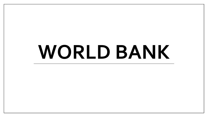 world bank