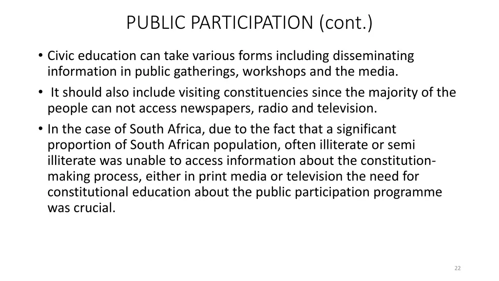 public participation cont 15