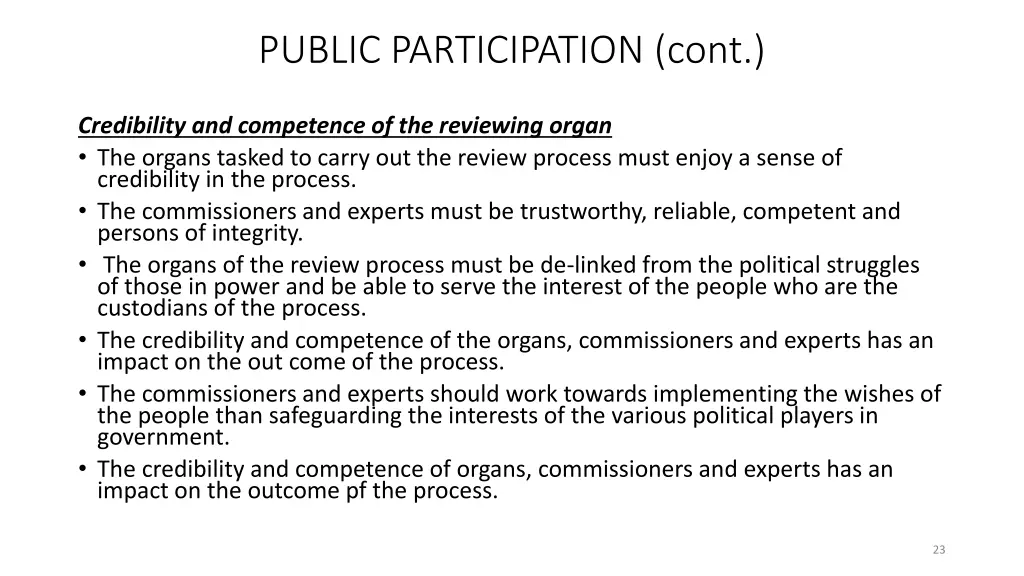 public participation cont 16