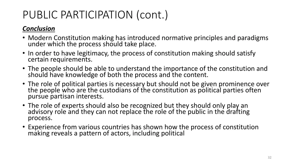 public participation cont 21