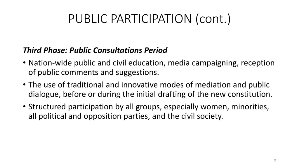 public participation cont 5