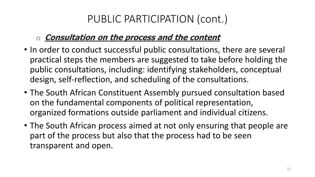 public participation cont 7