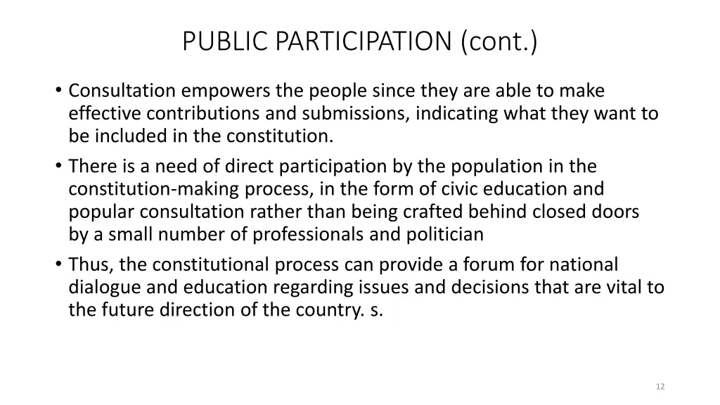 public participation cont 8