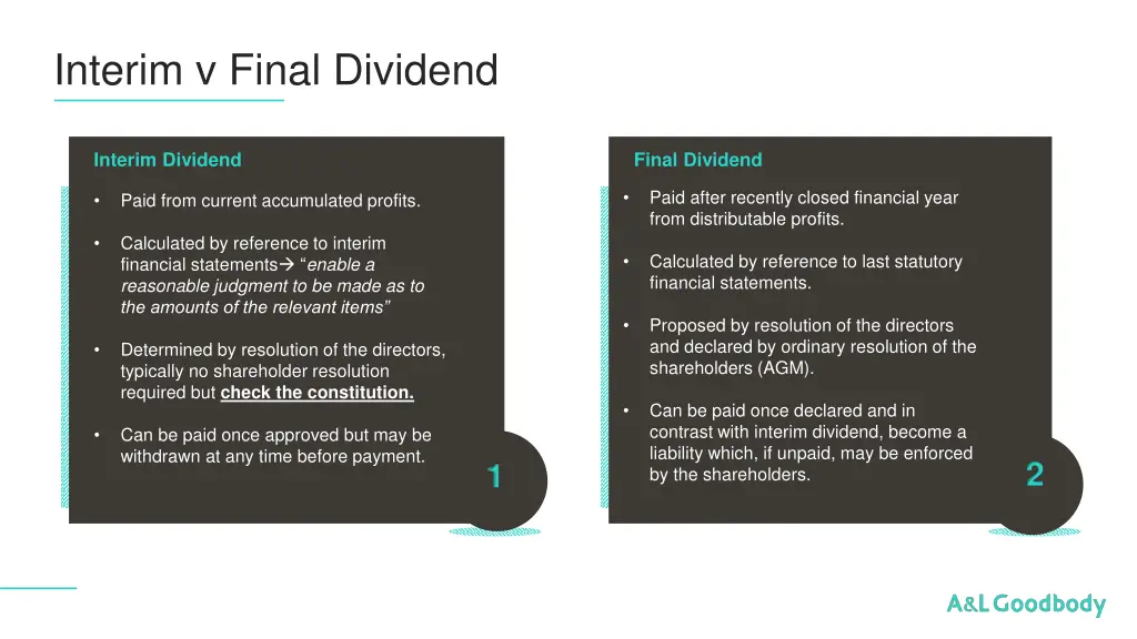 interim v final dividend