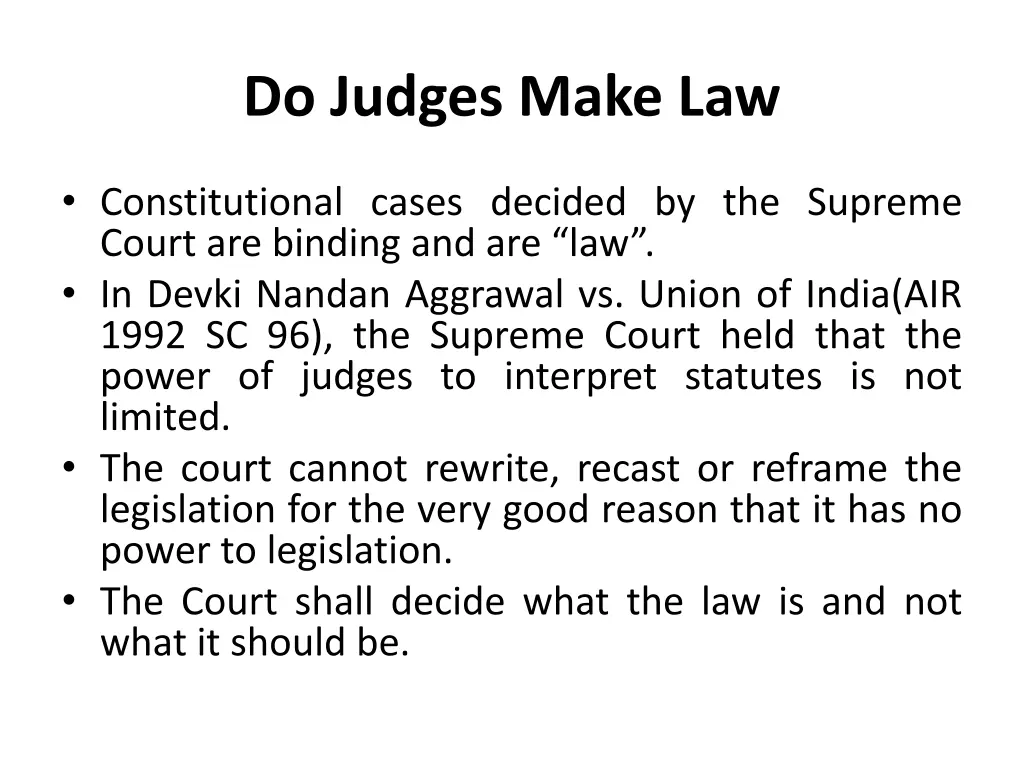 do judges make law 2