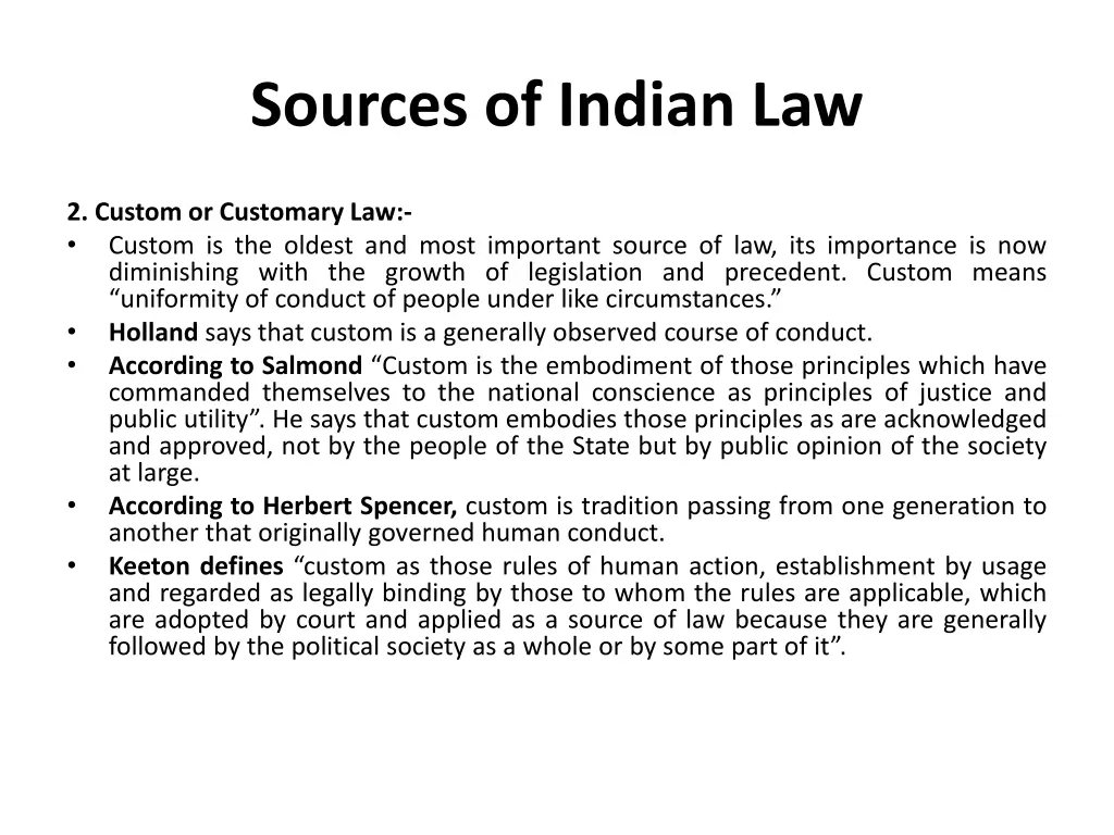 sources of indian law 1