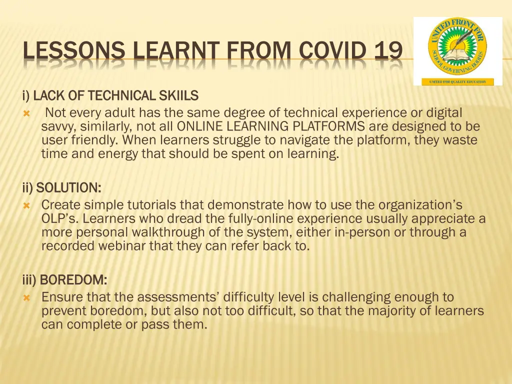 lessons learnt from covid 19 1