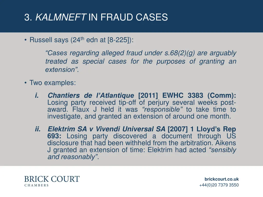 3 kalmneft in fraud cases