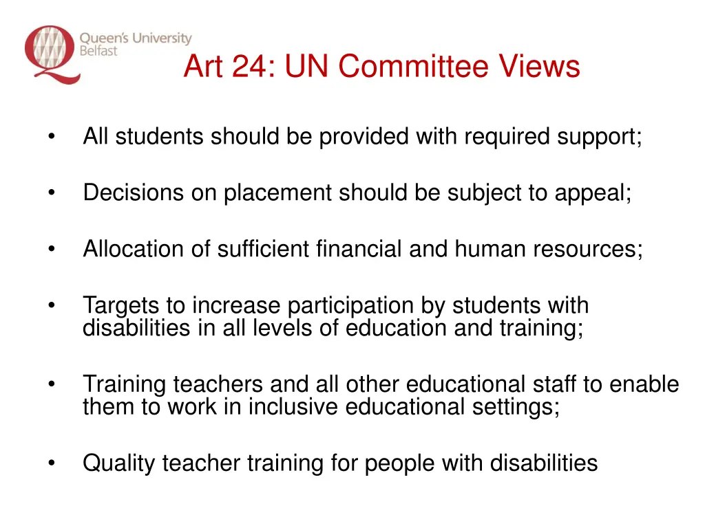 art 24 un committee views