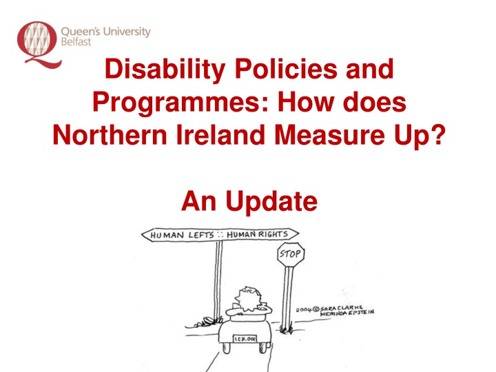 disability policies and programmes how does