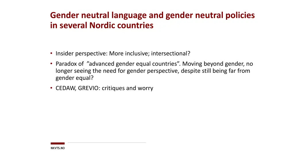 gender neutral language and gender neutral