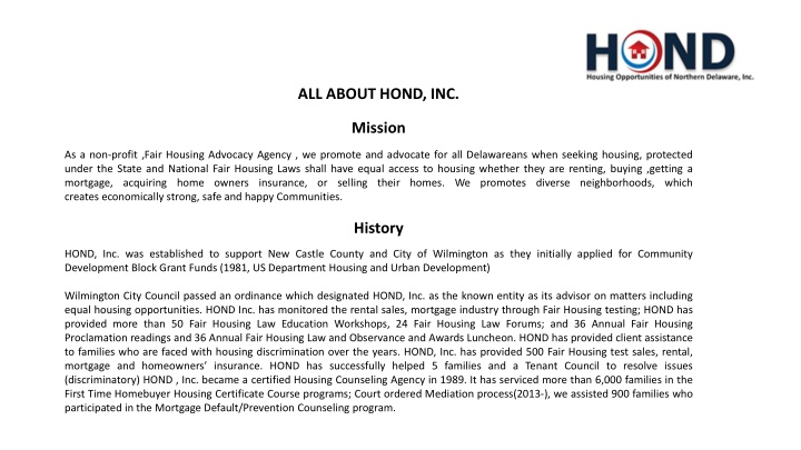 all about hond inc