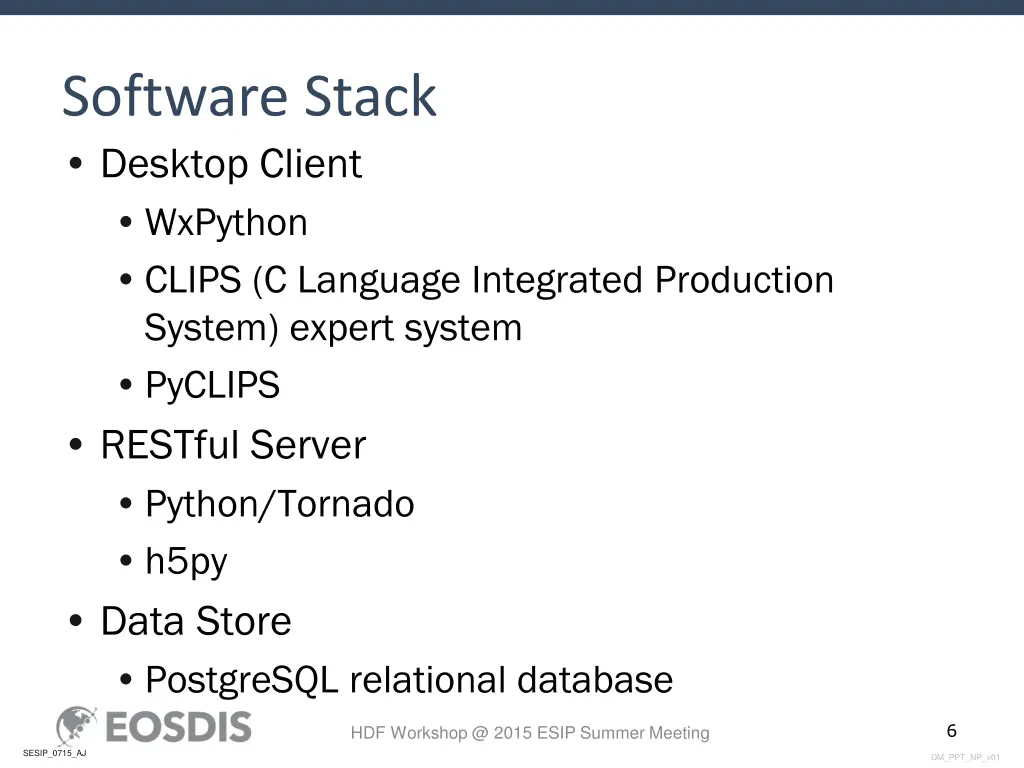 software stack desktop client wxpython clips