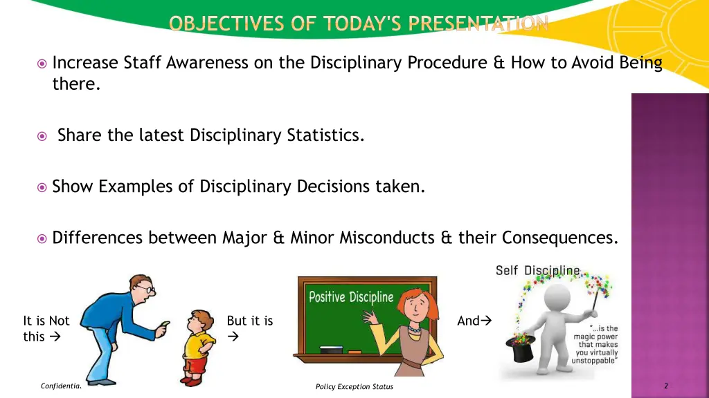 objectives of today s presentation