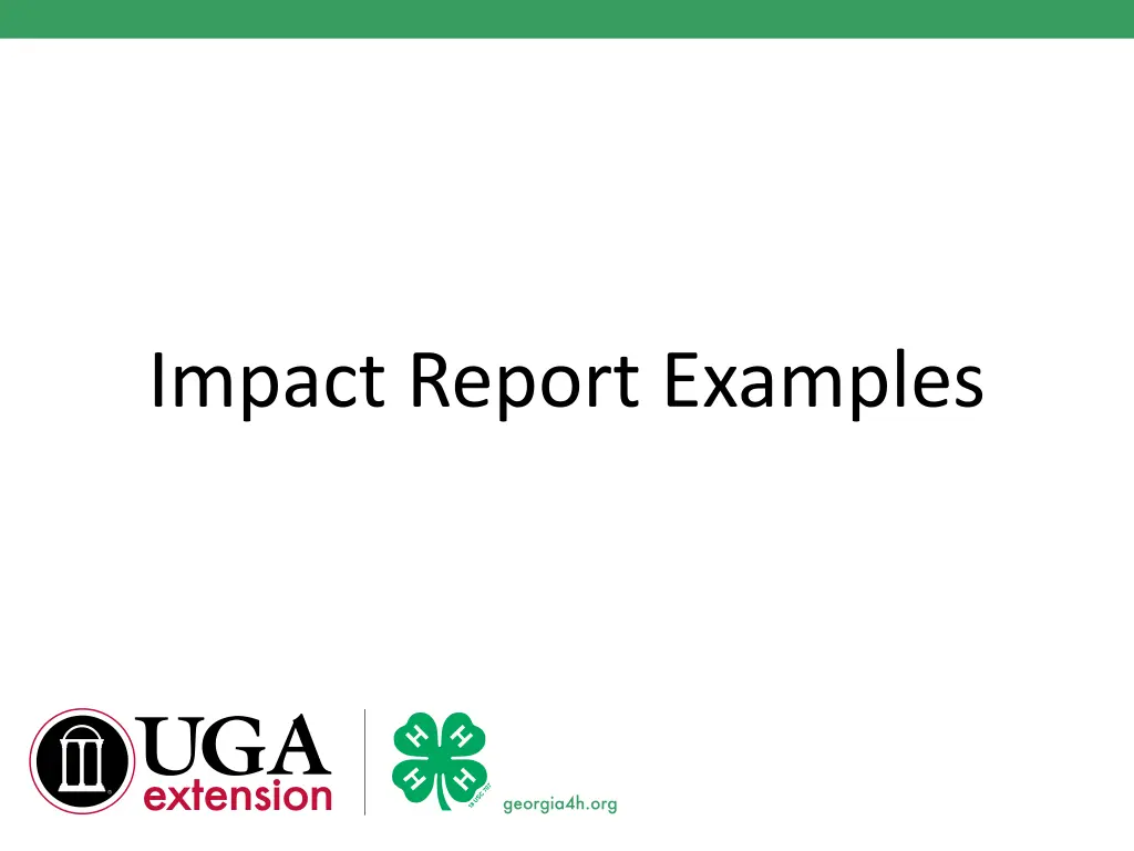 impact report examples