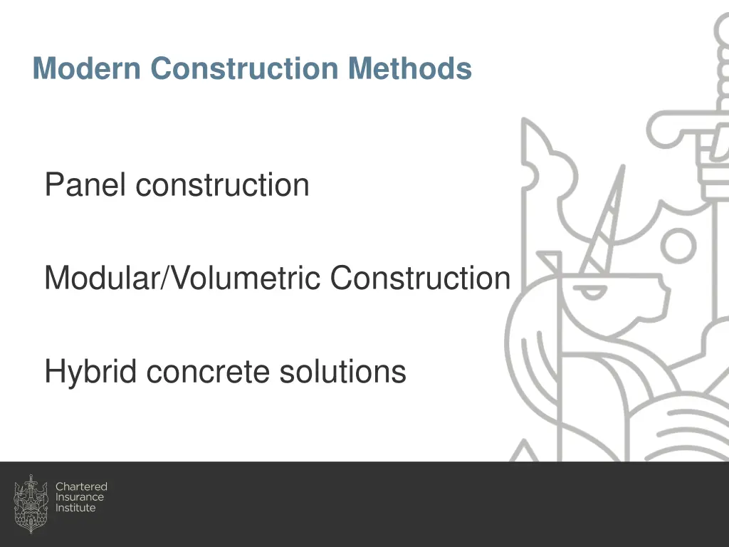 modern construction methods