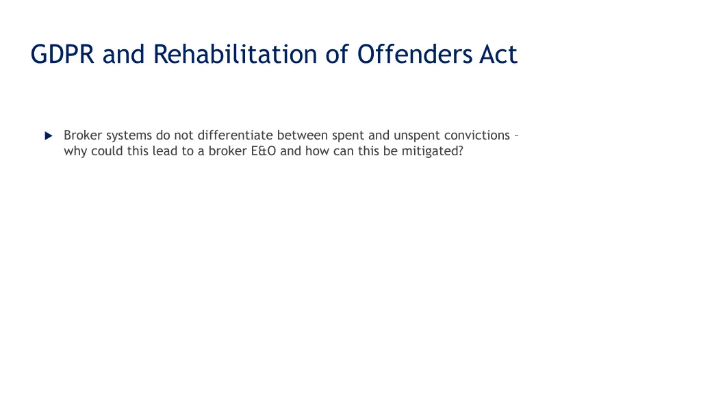 gdpr and rehabilitation of offenders act