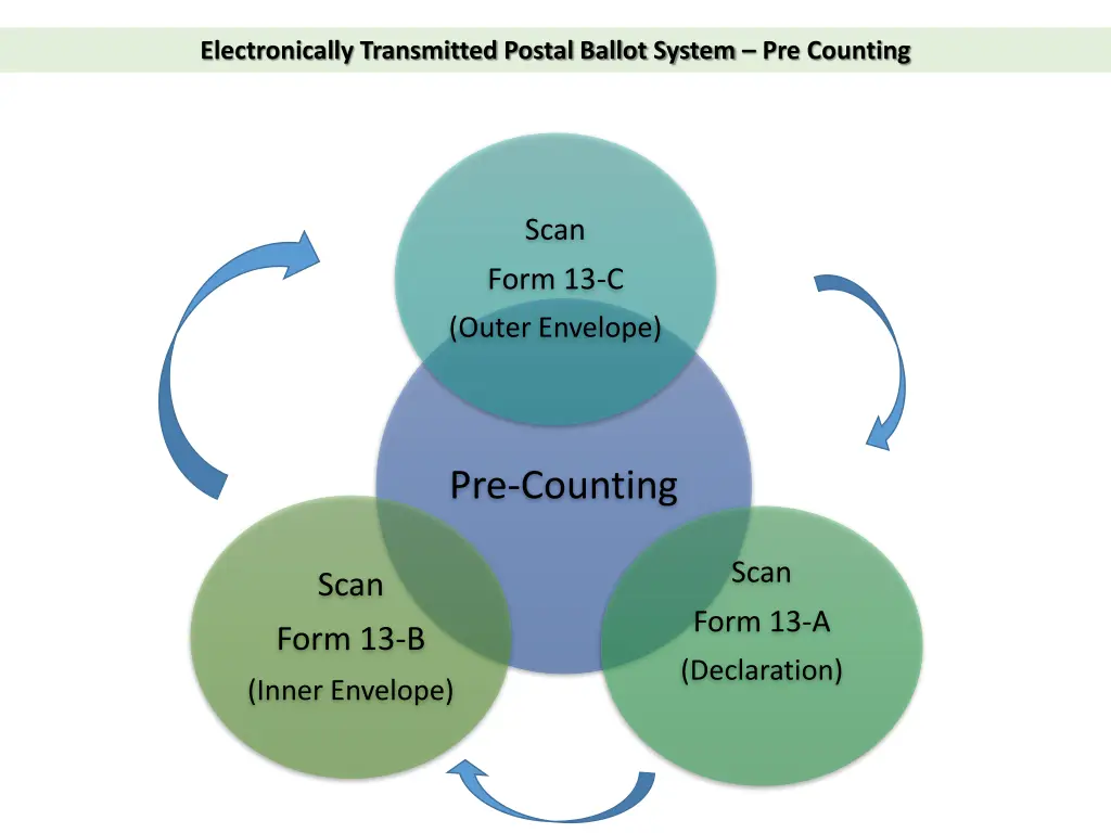 electronically transmitted postal ballot system