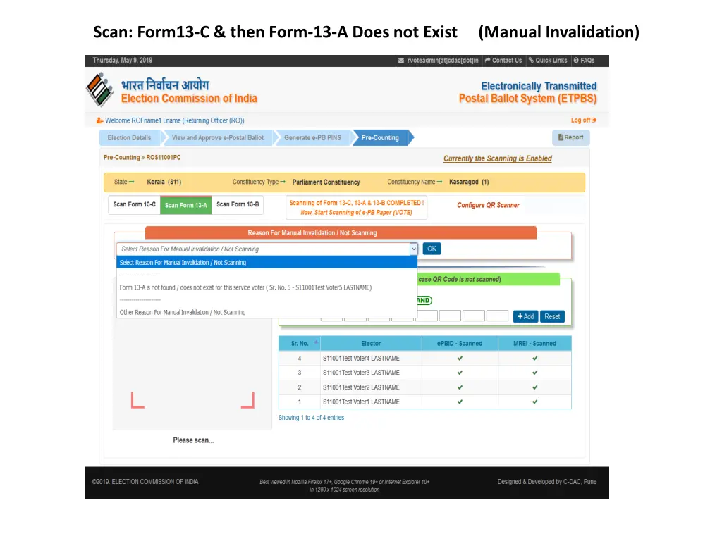 scan form13 c then form 13 a does not exist