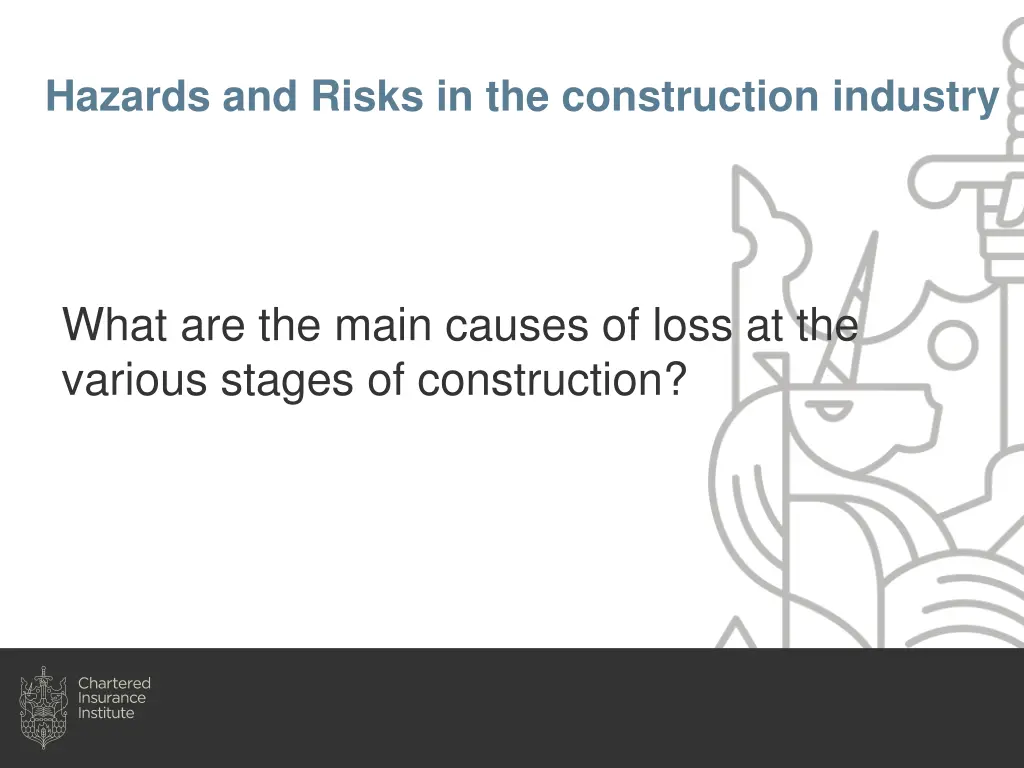 hazards and risks in the construction industry