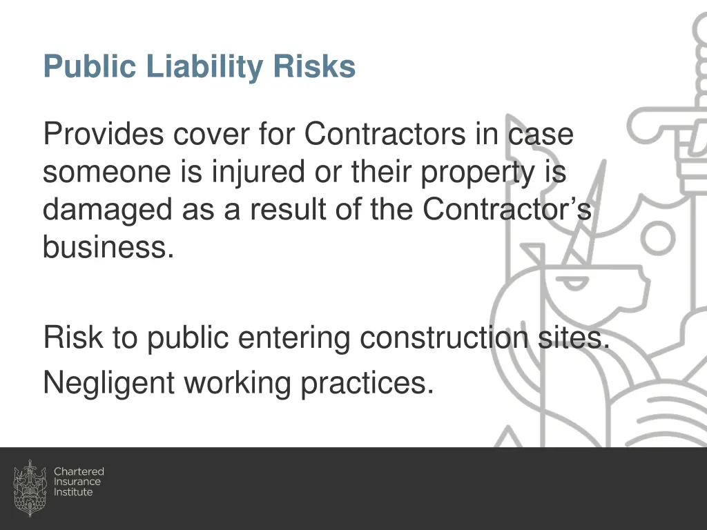 public liability risks