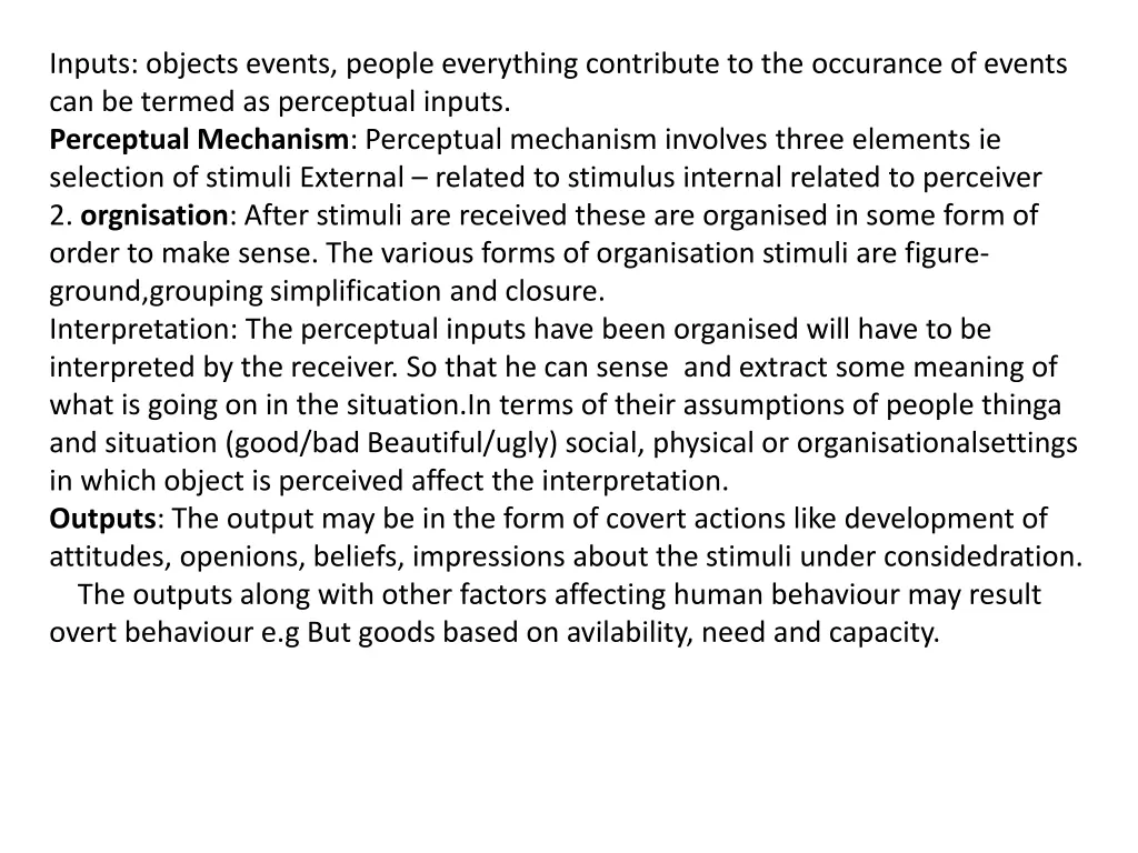 inputs objects events people everything