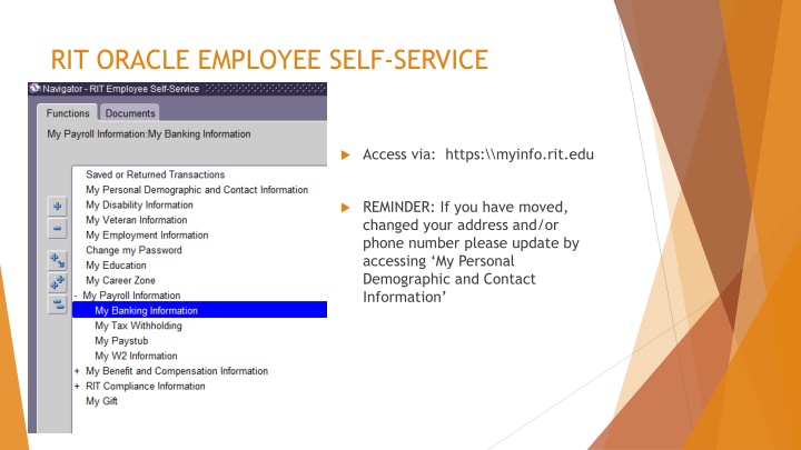 rit oracle employee self service