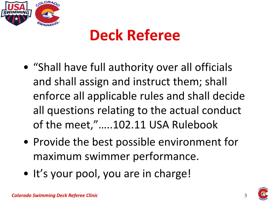 deck referee