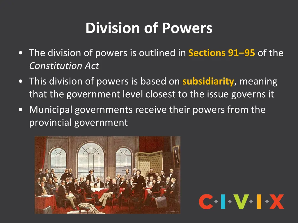 division of powers