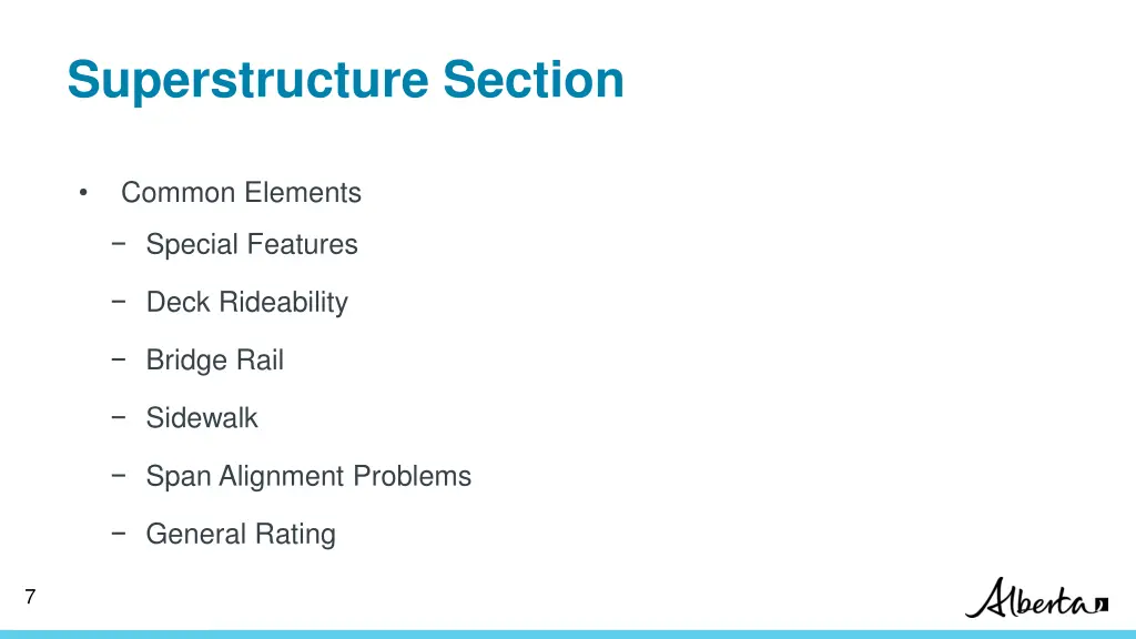 superstructure section