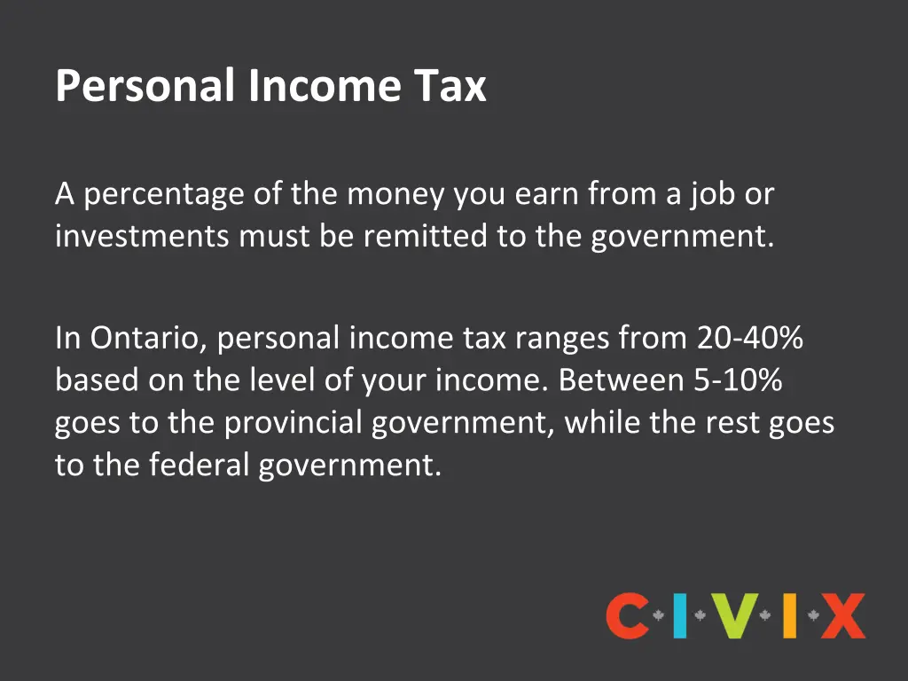 personal income tax