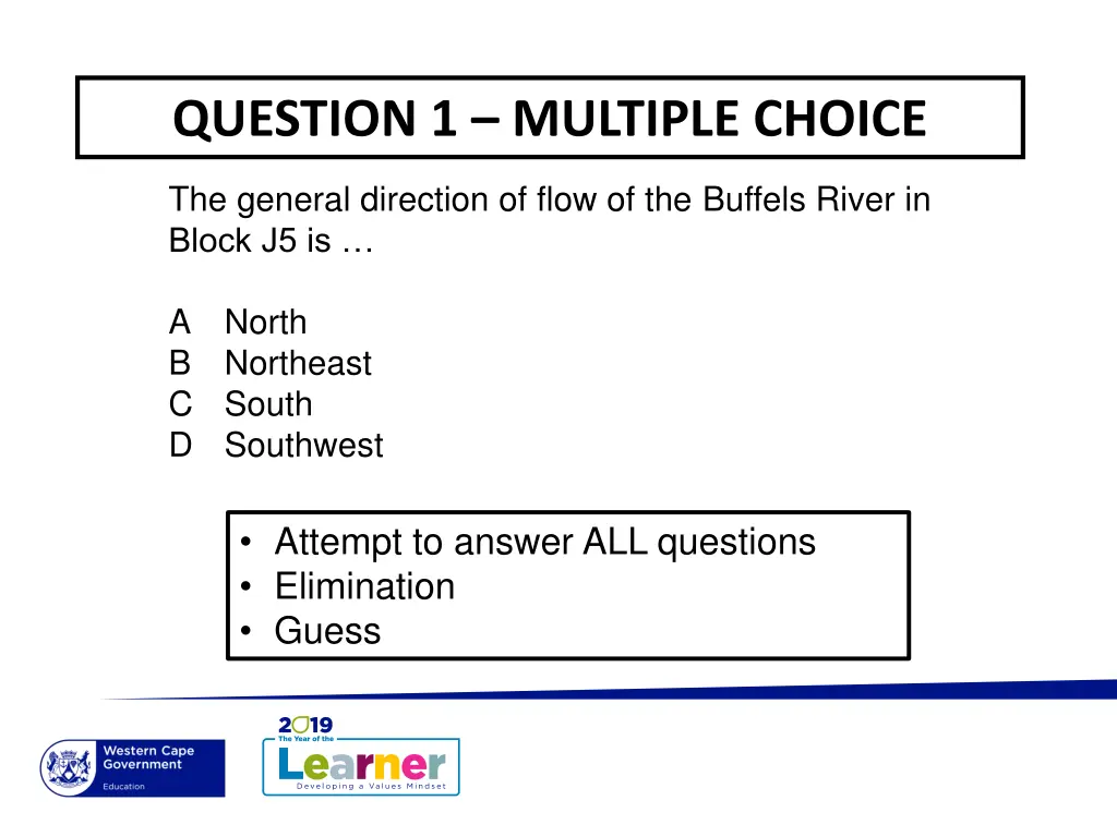 question 1 multiple choice