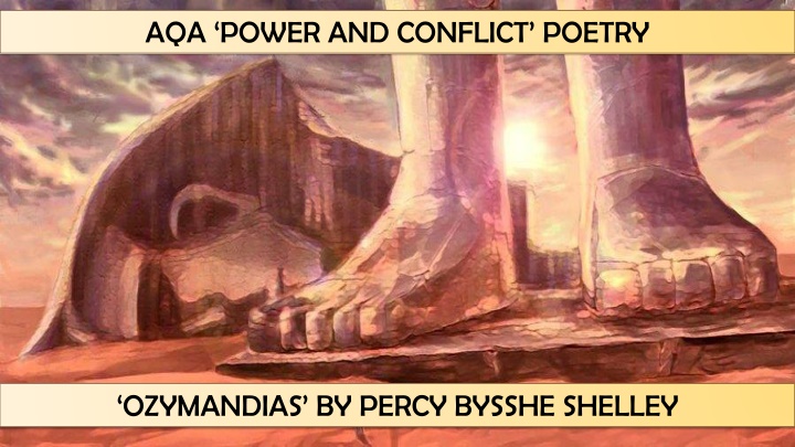 aqa power and conflict poetry