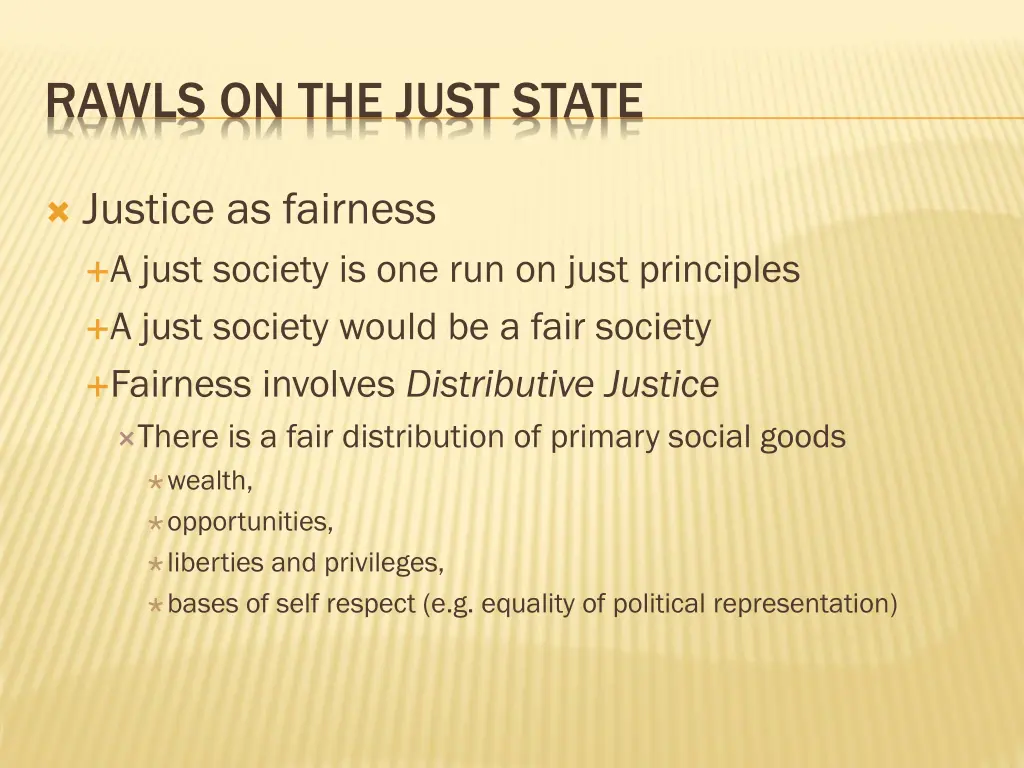 rawls on the just state