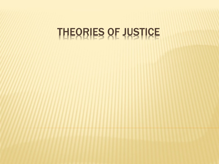 theories of justice