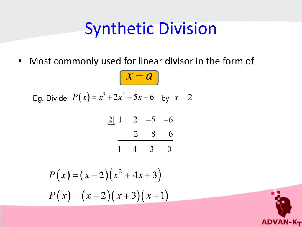 synthetic division