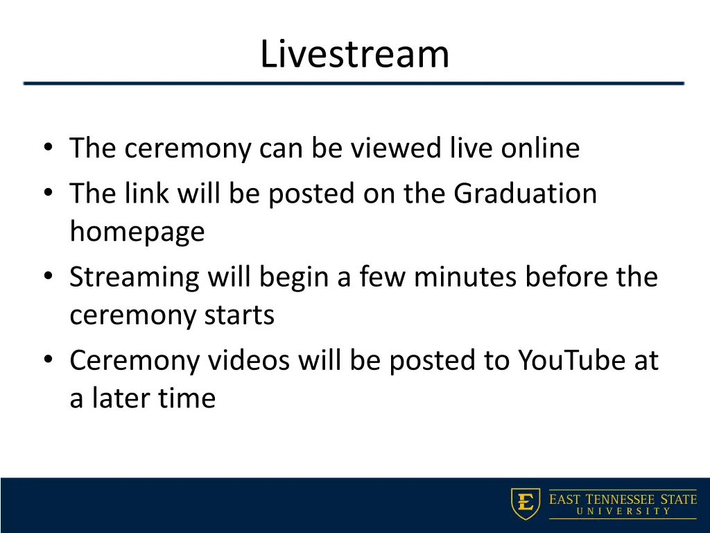 livestream