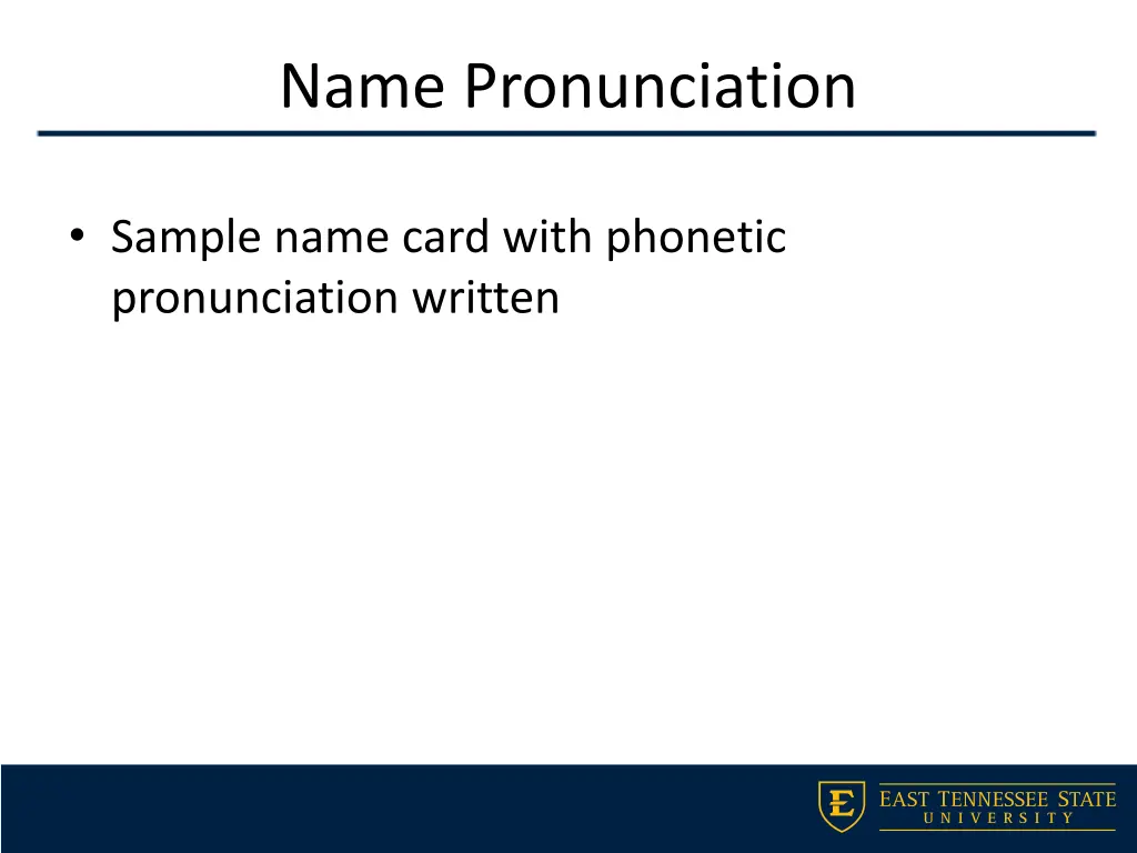 name pronunciation 1