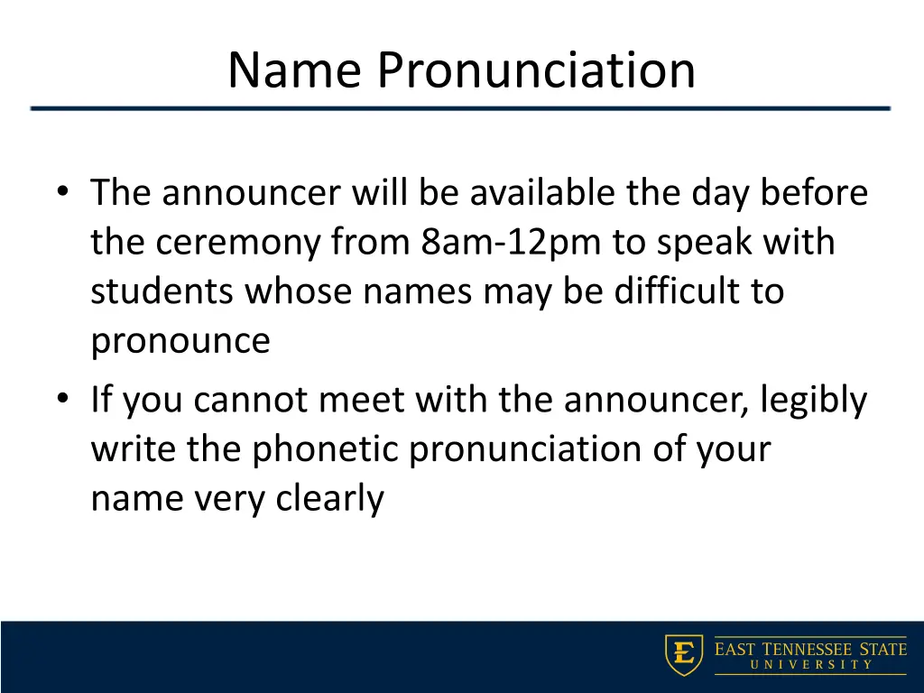 name pronunciation