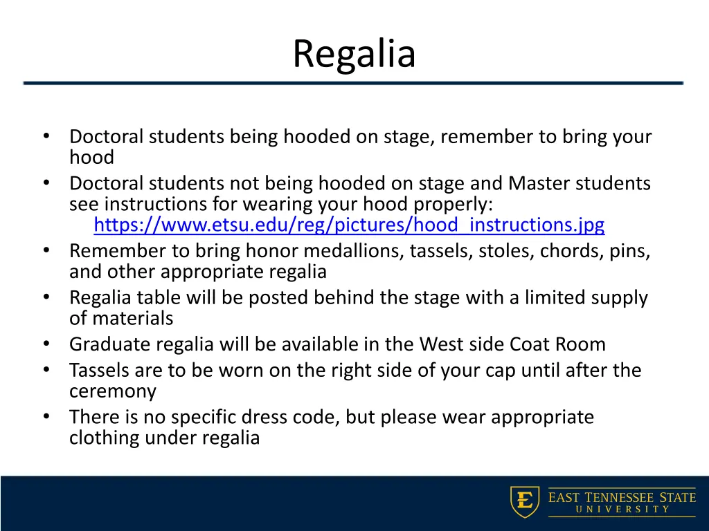 regalia