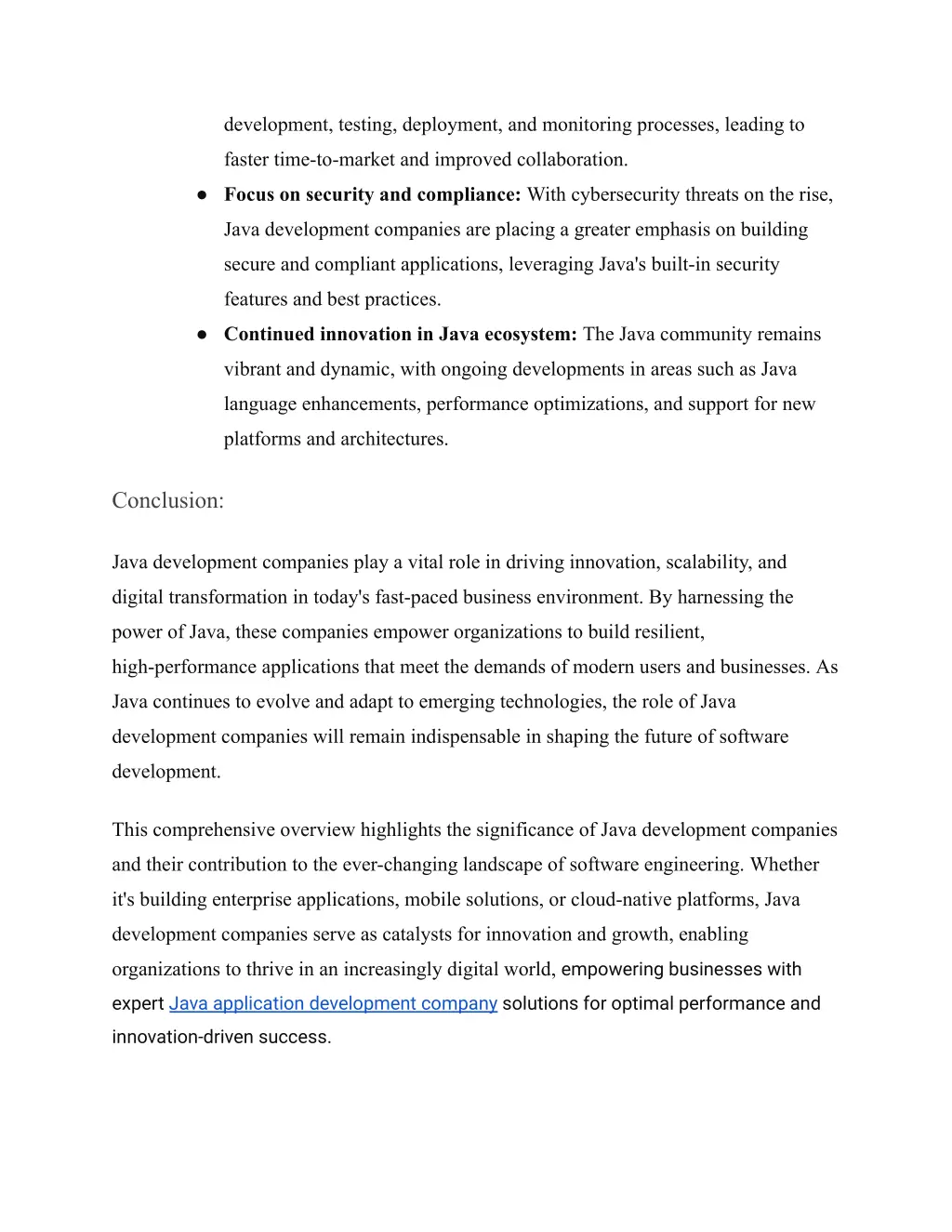 development testing deployment and monitoring