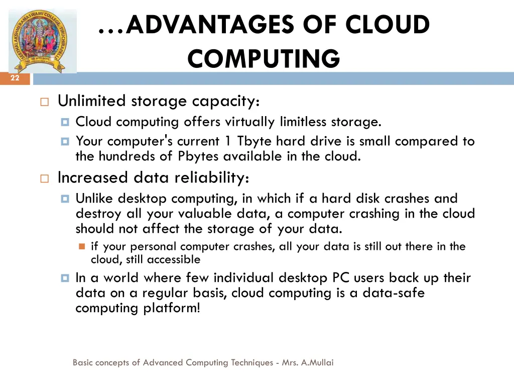 advantages of cloud computing 3