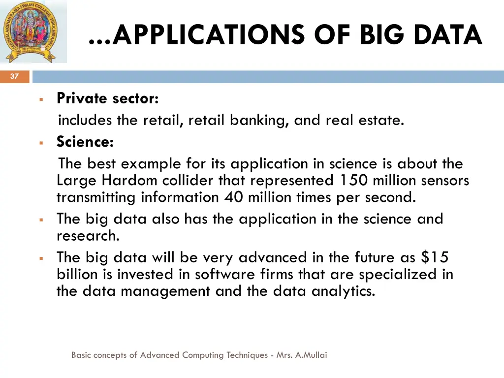 applications of big data 3