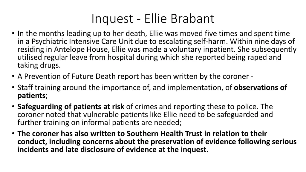 inquest ellie brabant