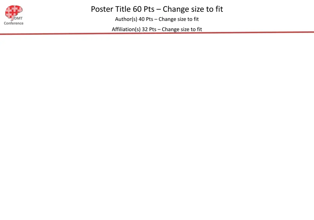 poster title 60 pts change size to fit author 2