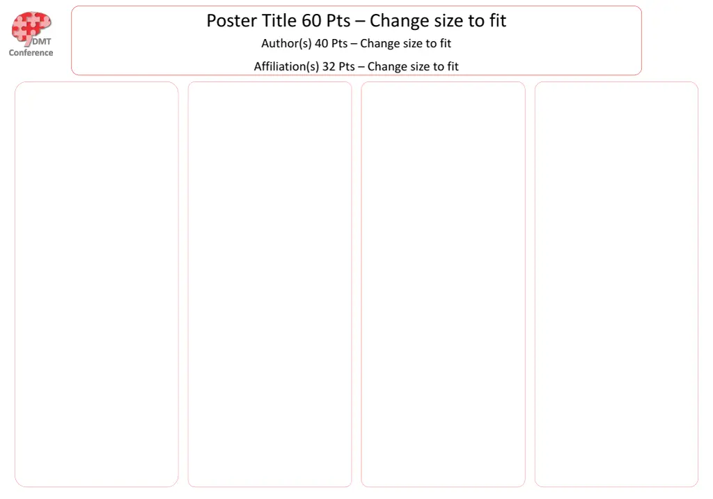 poster title 60 pts change size to fit author 3