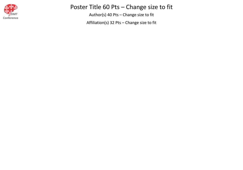 poster title 60 pts change size to fit author 4